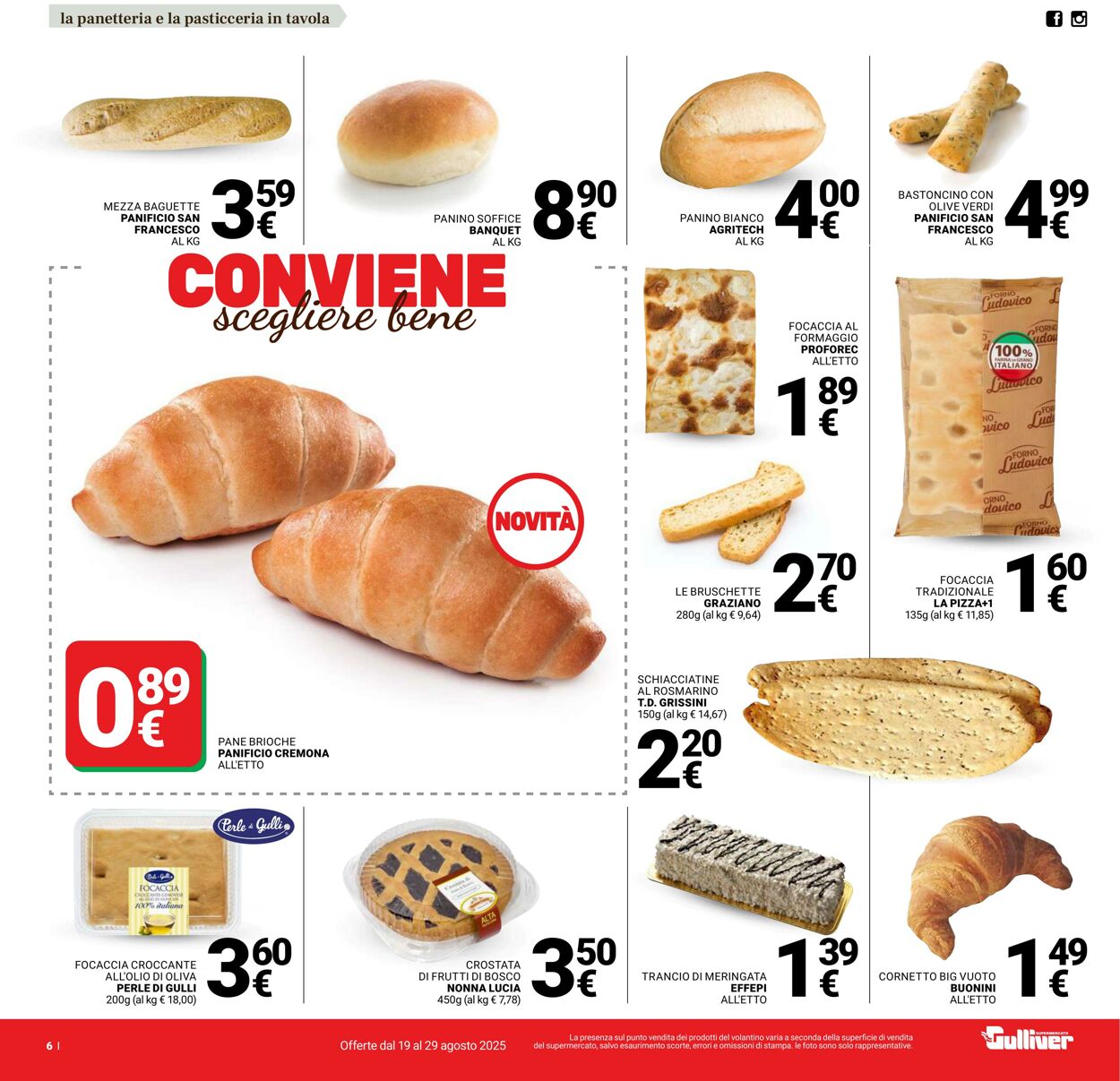 Volantino Gulliver 19.08.2025 - 29.08.2025