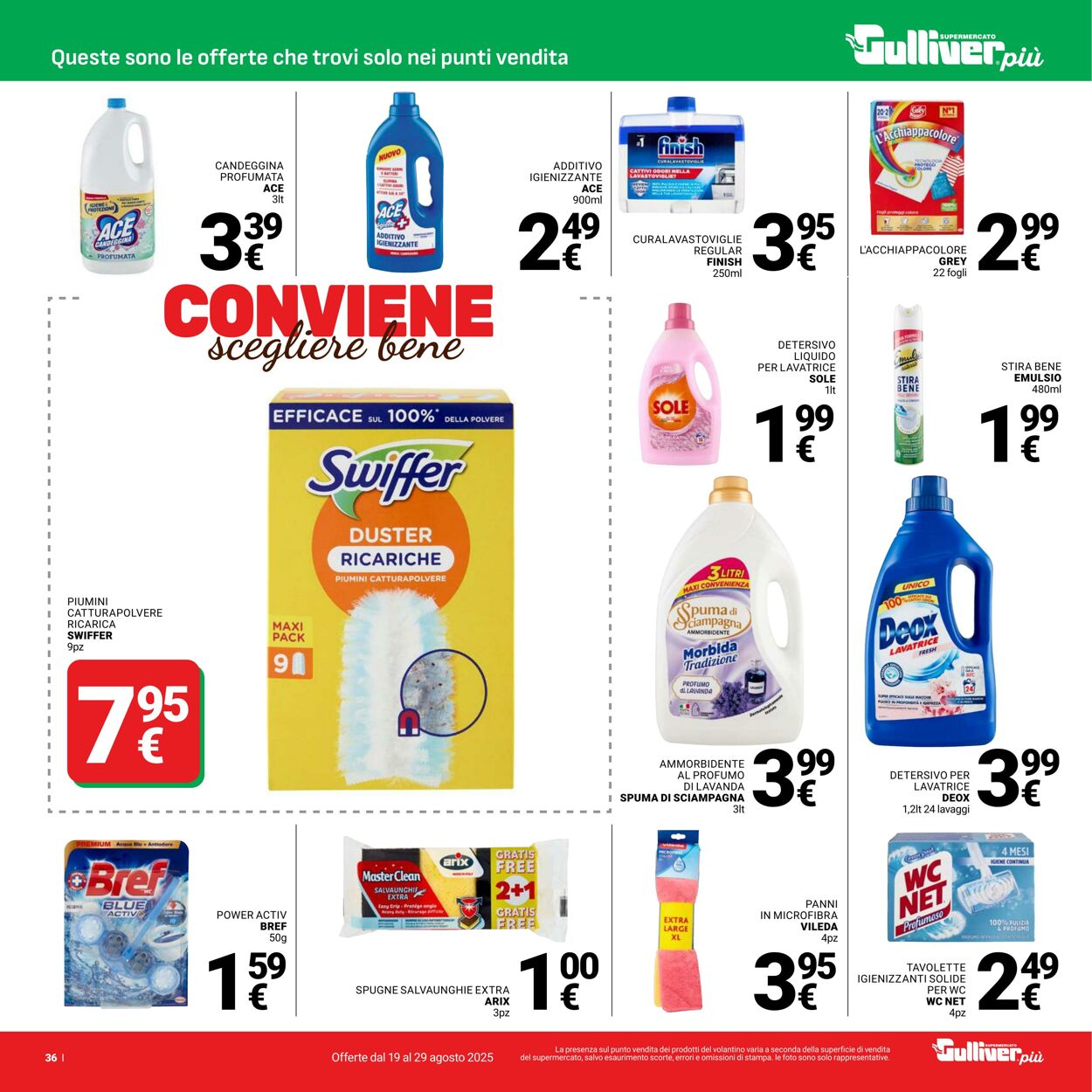 Volantino Gulliver 19.08.2025 - 29.08.2025