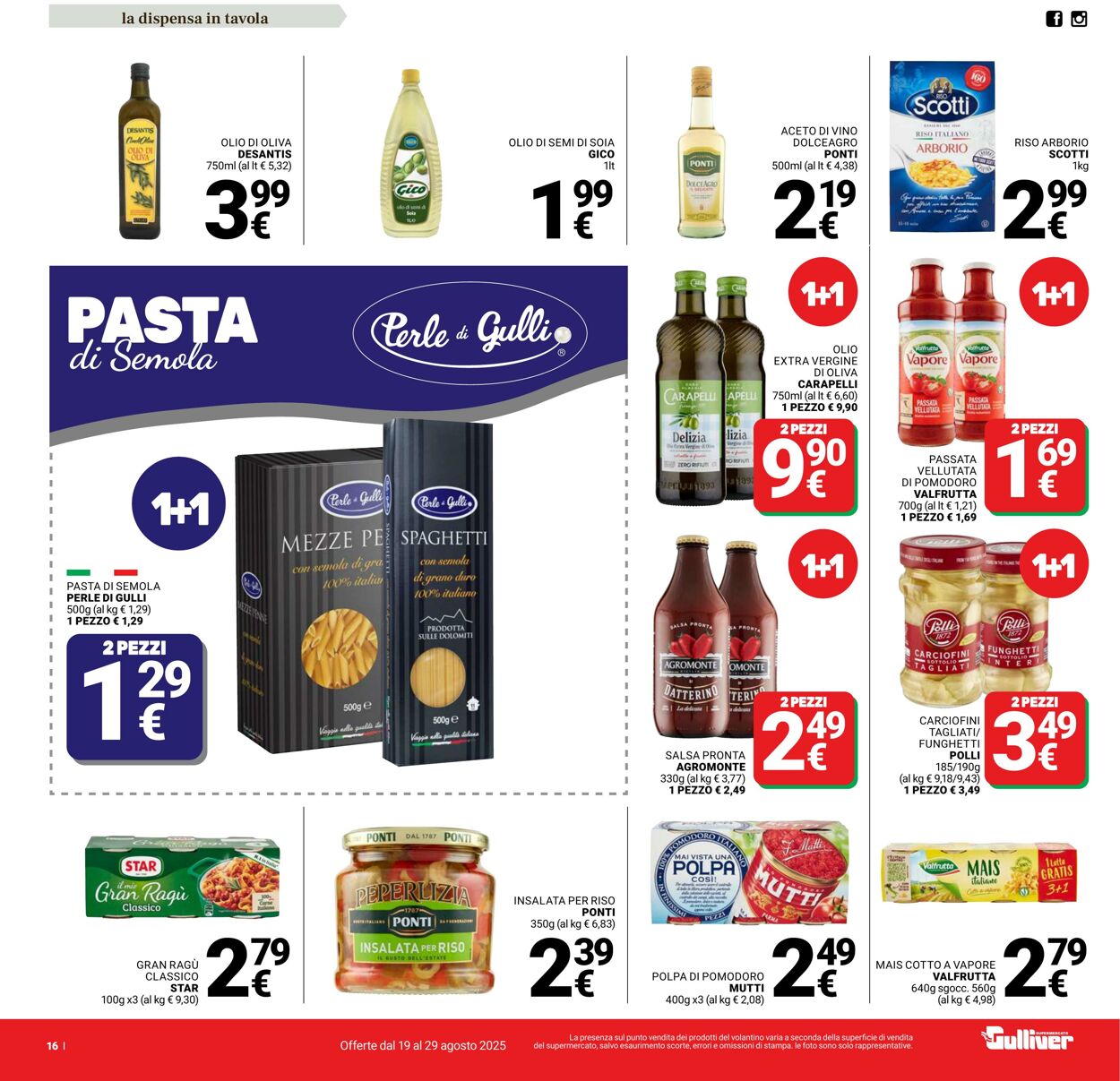 Volantino Gulliver 19.08.2025 - 29.08.2025