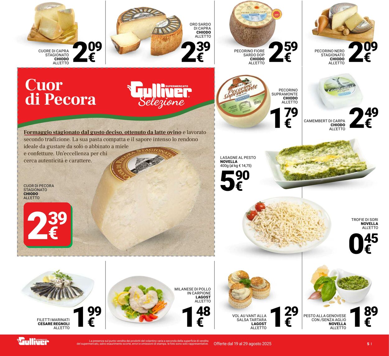 Volantino Gulliver 19.08.2025 - 29.08.2025