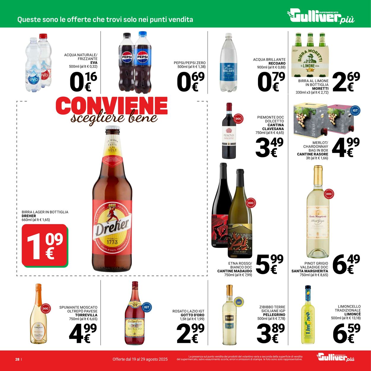 Volantino Gulliver 19.08.2025 - 29.08.2025