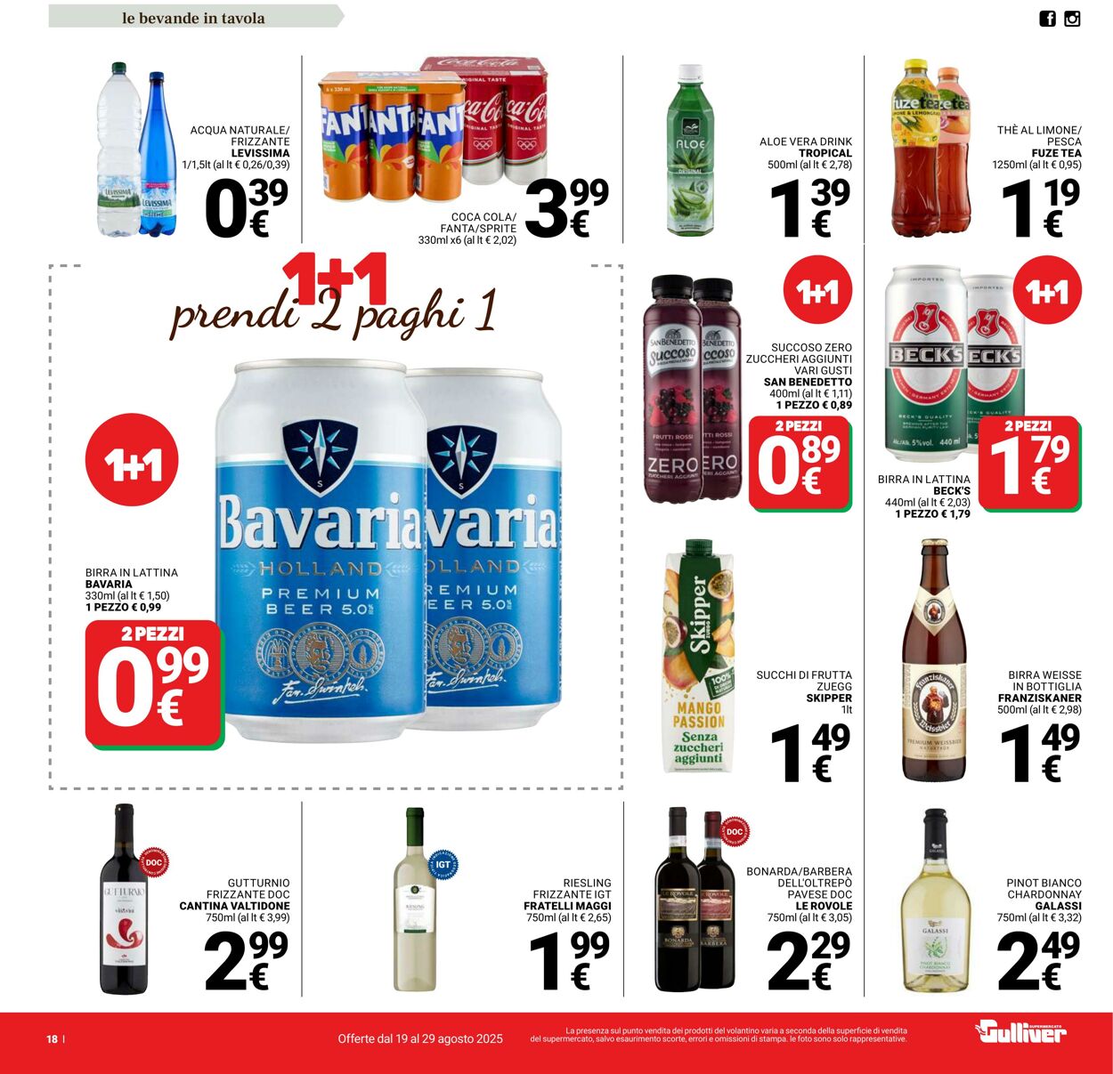 Volantino Gulliver 19.08.2025 - 29.08.2025
