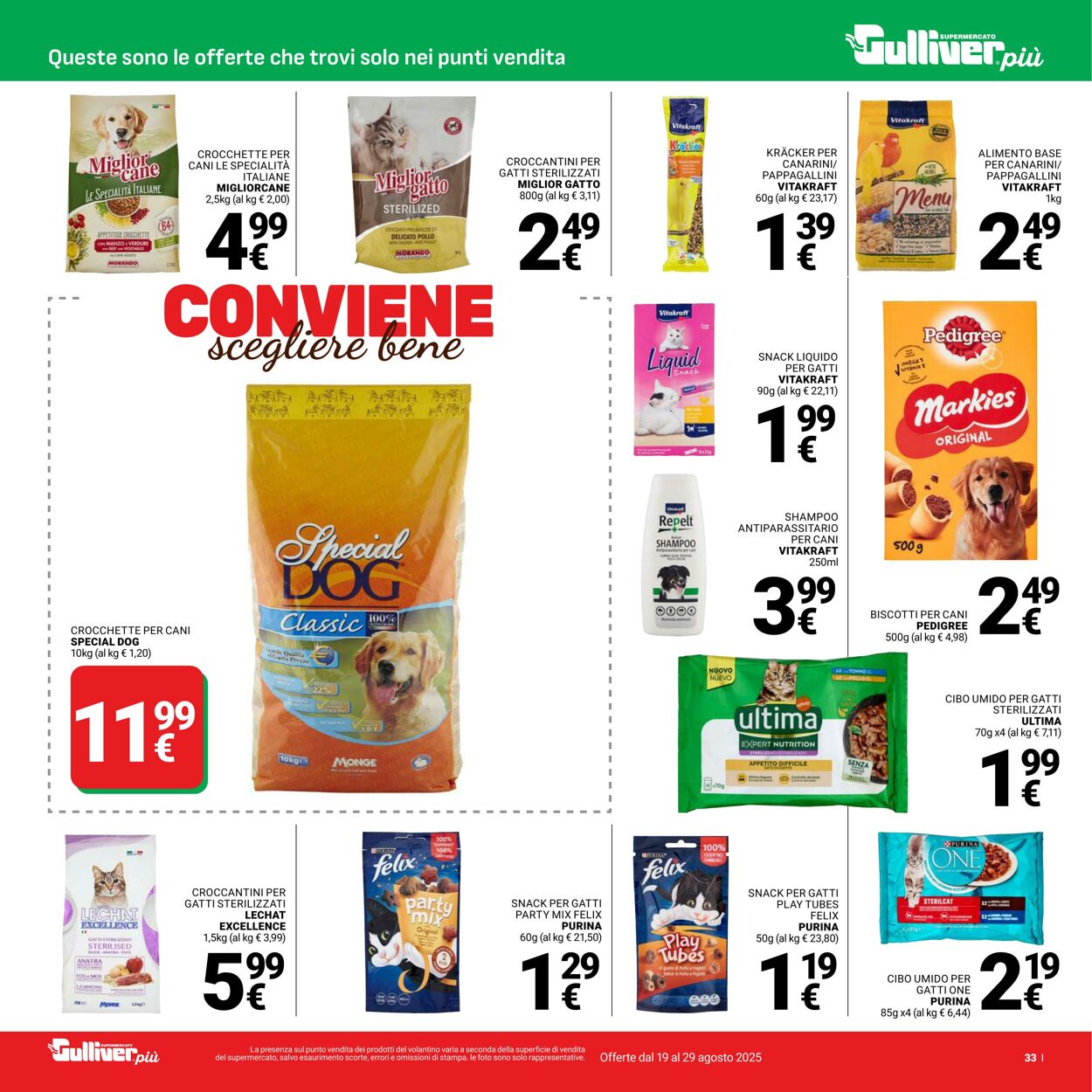 Volantino Gulliver 19.08.2025 - 29.08.2025