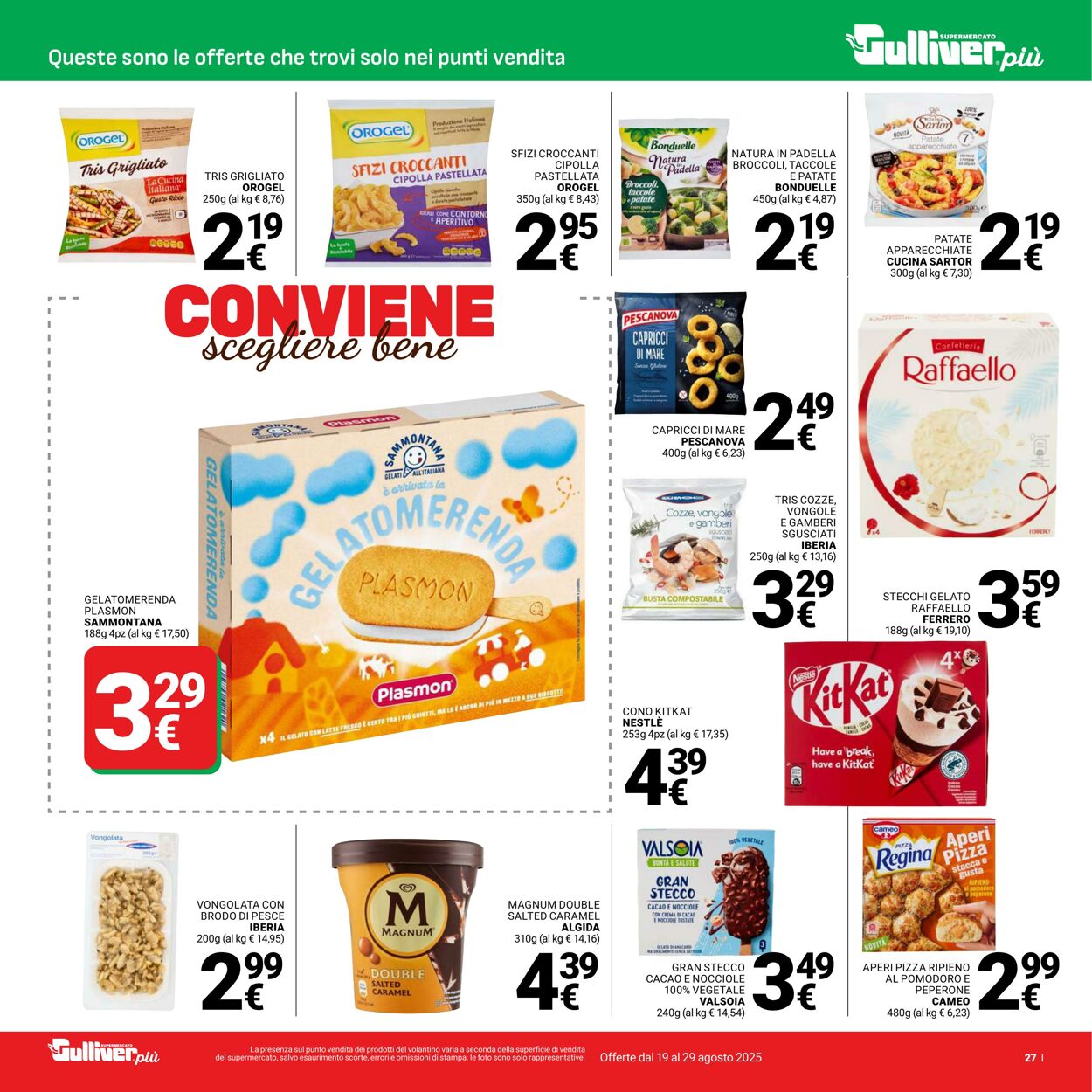 Volantino Gulliver 19.08.2025 - 29.08.2025