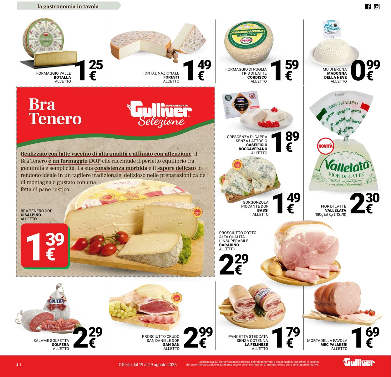 Volantino Gulliver 19.08.2025 - 29.08.2025