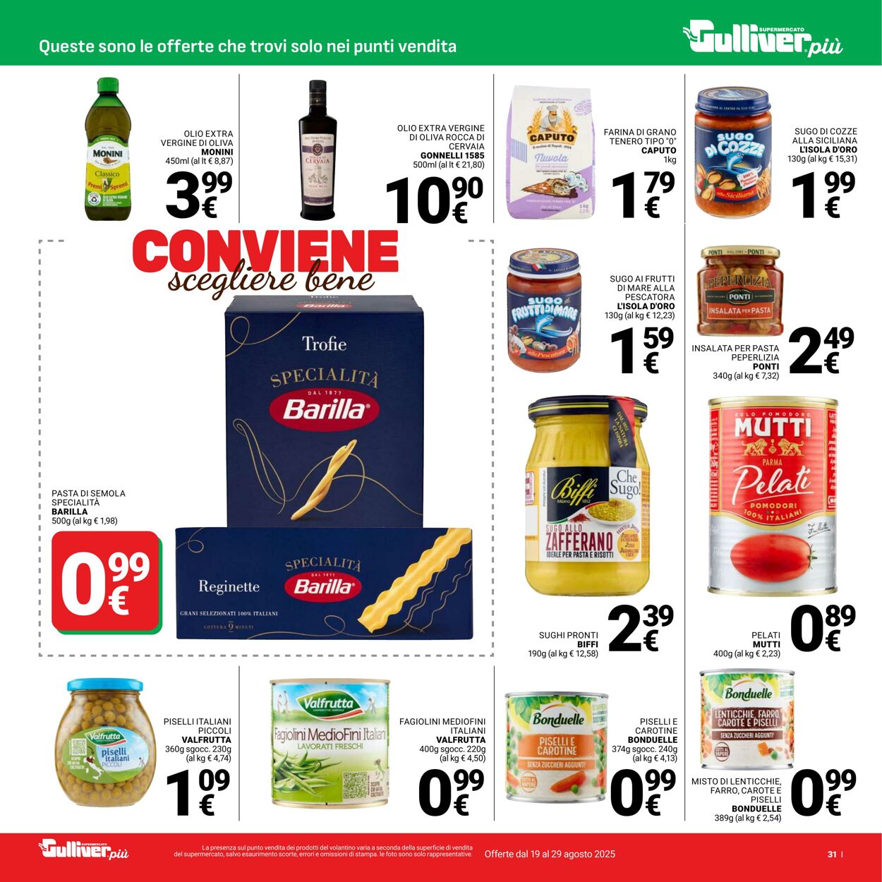 Volantino Gulliver 19.08.2025 - 29.08.2025