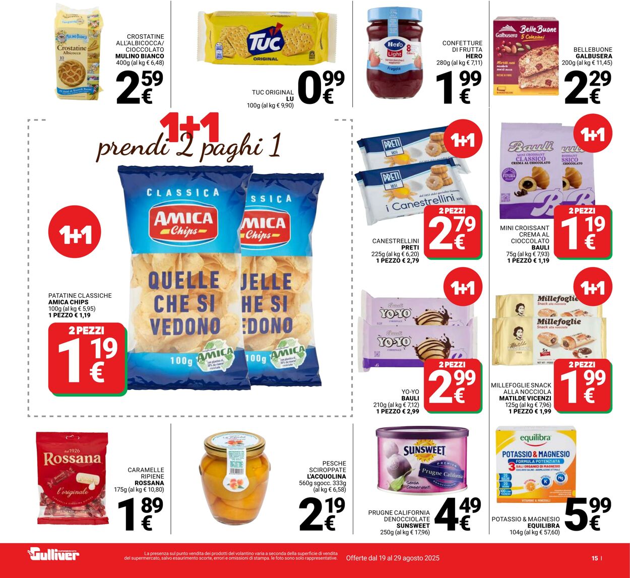 Volantino Gulliver 19.08.2025 - 29.08.2025