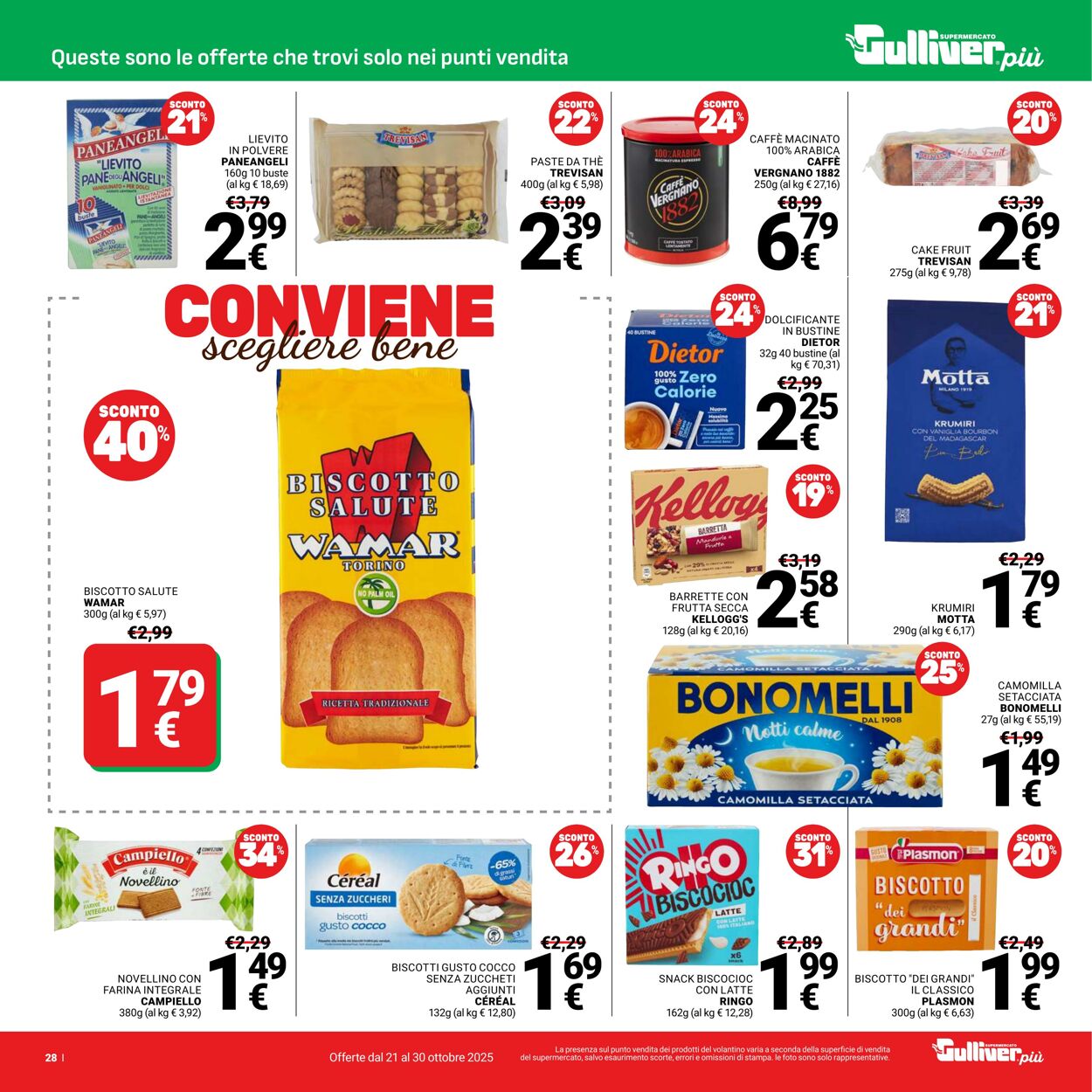 Volantino Gulliver 21.10.2025 - 30.10.2025