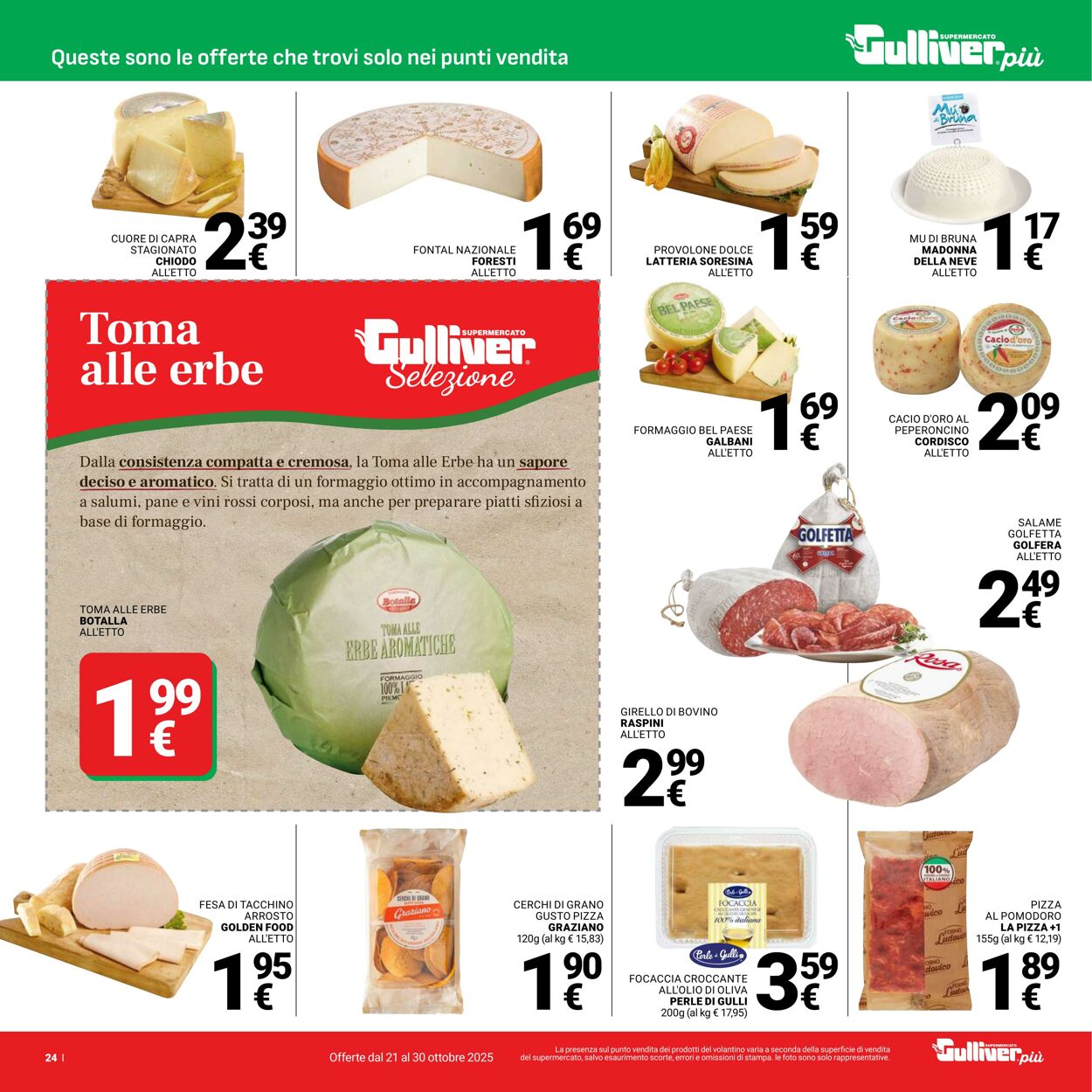 Volantino Gulliver 21.10.2025 - 30.10.2025