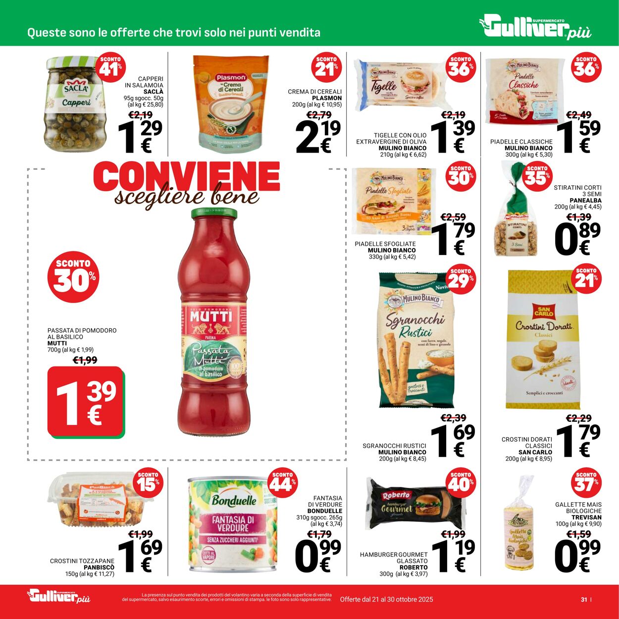 Volantino Gulliver 21.10.2025 - 30.10.2025