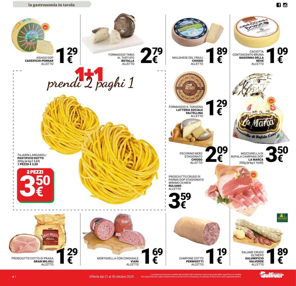 Volantino Gulliver 21.10.2025 - 30.10.2025