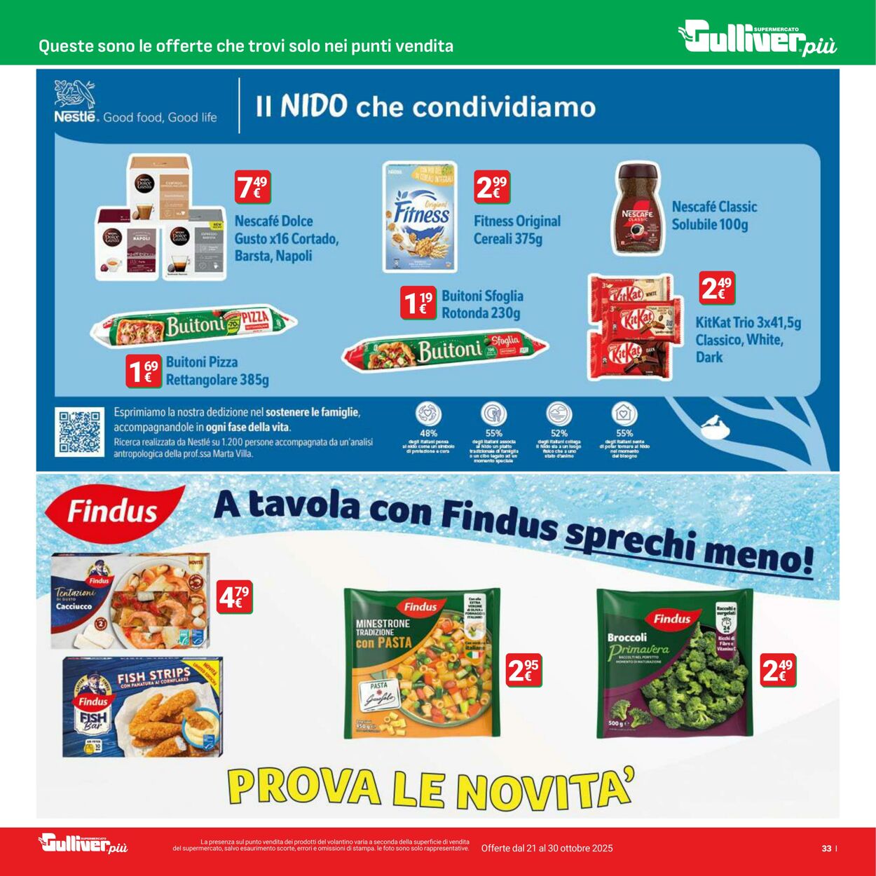 Volantino Gulliver 21.10.2025 - 30.10.2025