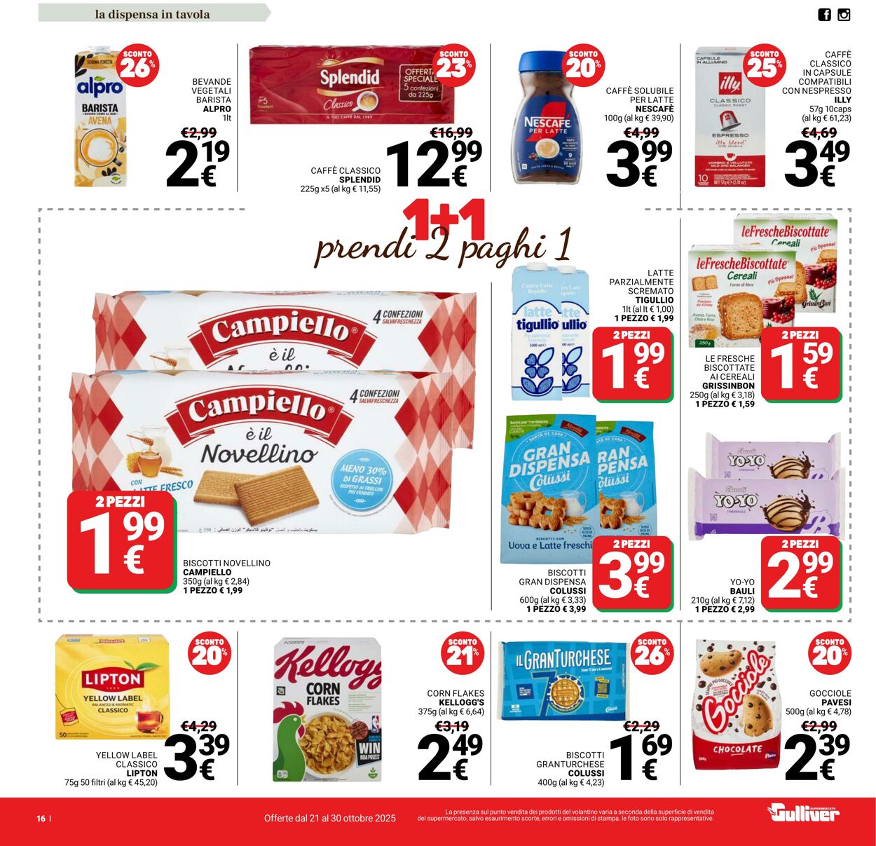 Volantino Gulliver 21.10.2025 - 30.10.2025