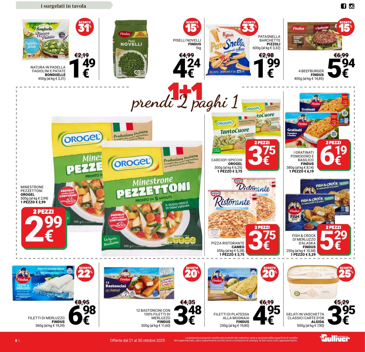 Volantino Gulliver 21.10.2025 - 30.10.2025