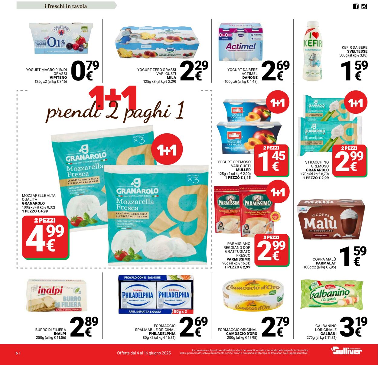 Volantino Gulliver 04.06.2025 - 16.06.2025