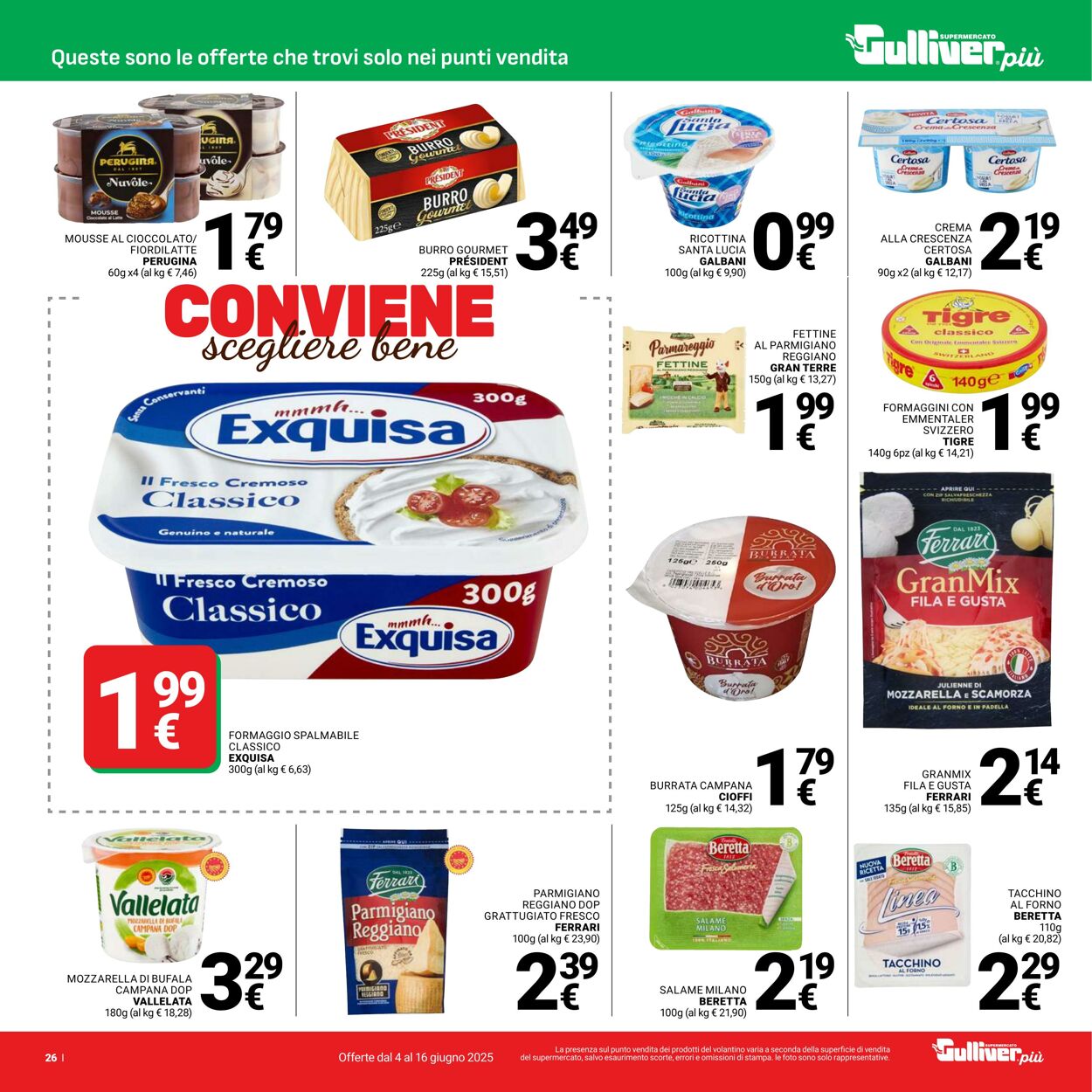 Volantino Gulliver 04.06.2025 - 16.06.2025