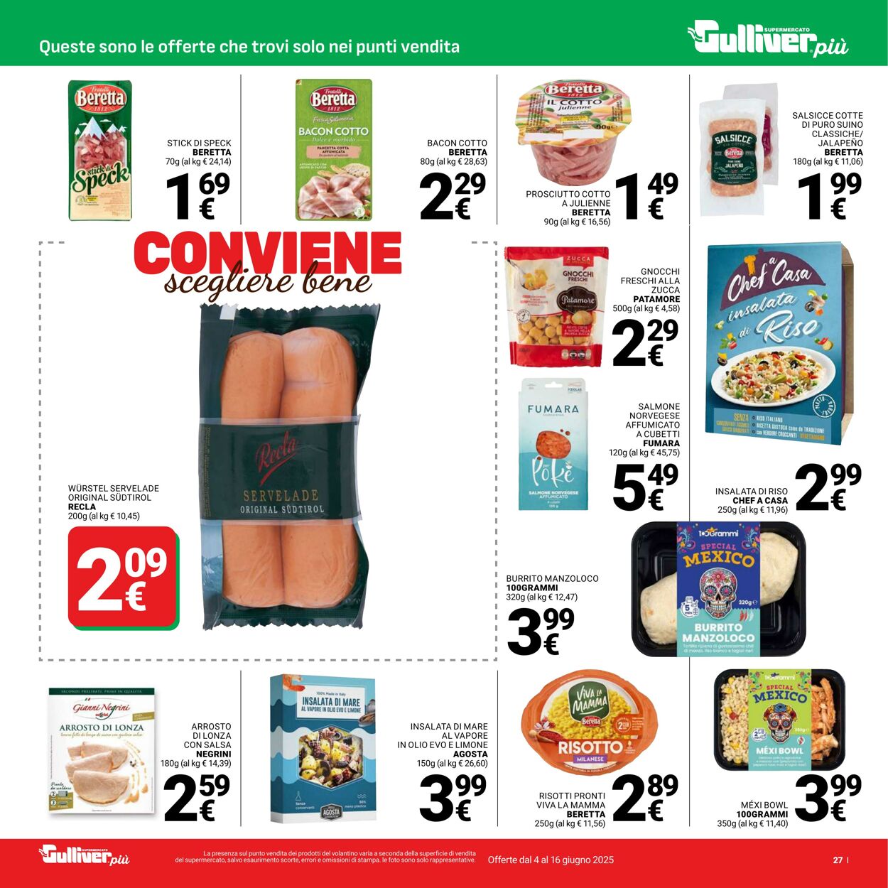 Volantino Gulliver 04.06.2025 - 16.06.2025
