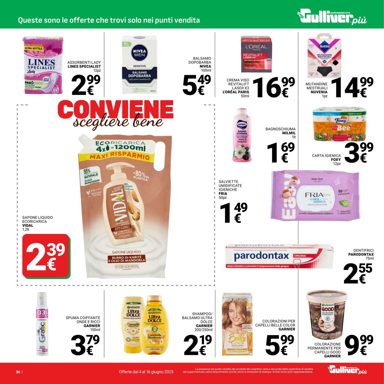 Volantino Gulliver 04.06.2025 - 16.06.2025