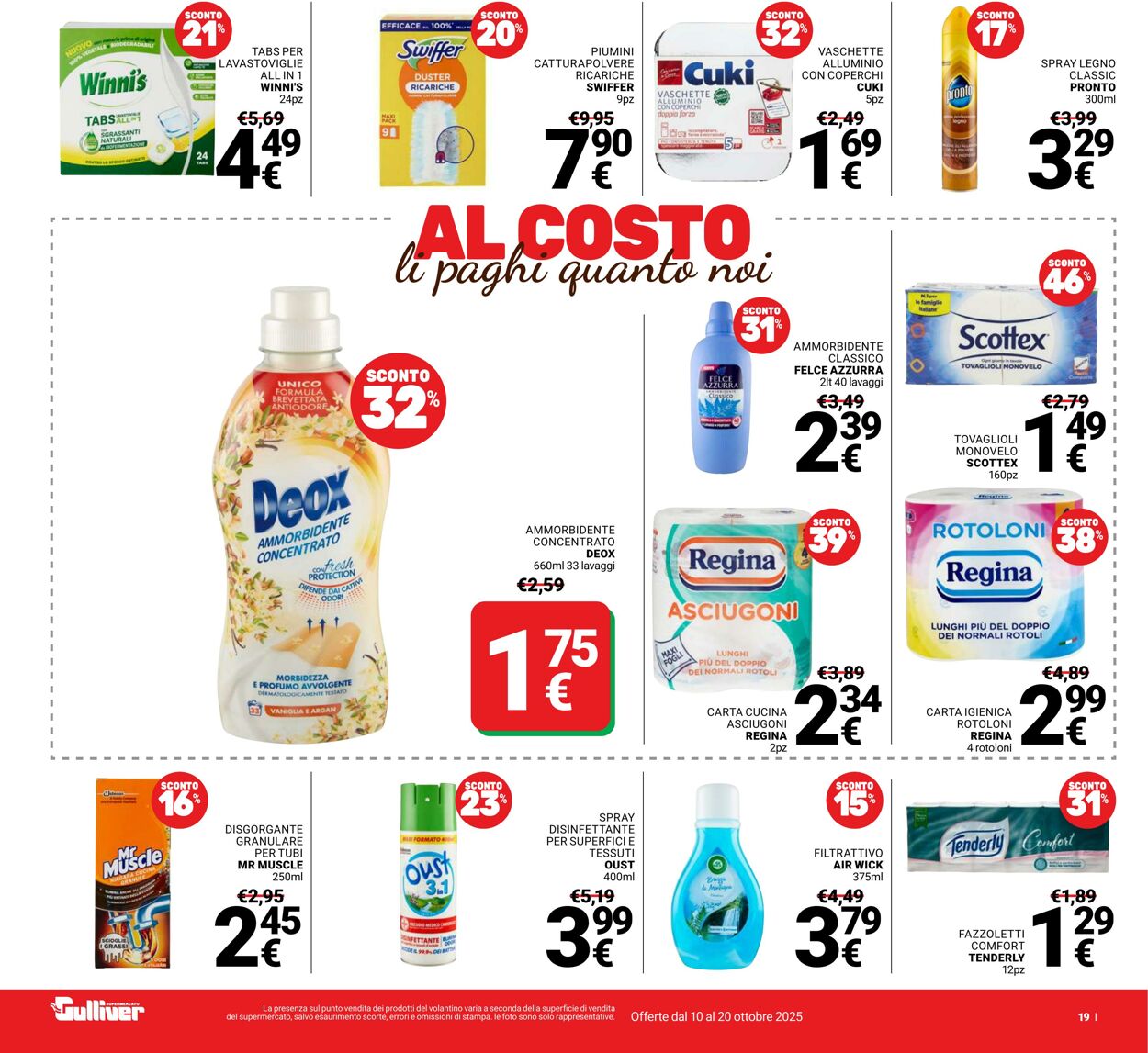 Volantino Gulliver 10.10.2025 - 20.10.2025