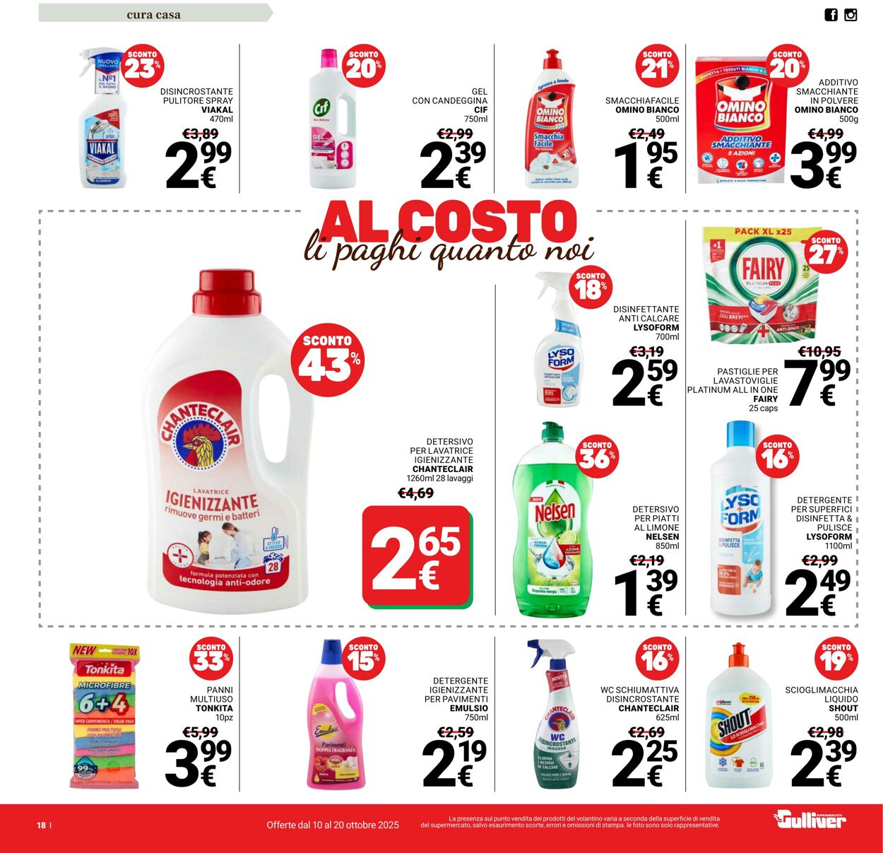 Volantino Gulliver 10.10.2025 - 20.10.2025