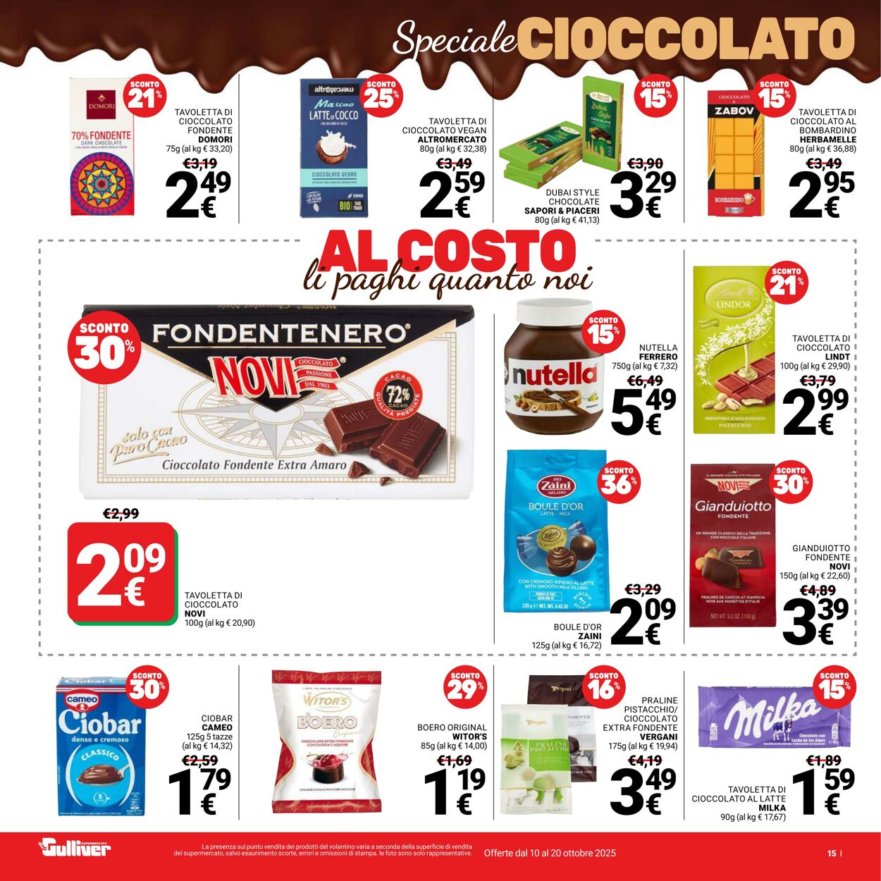 Volantino Gulliver 10.10.2025 - 20.10.2025
