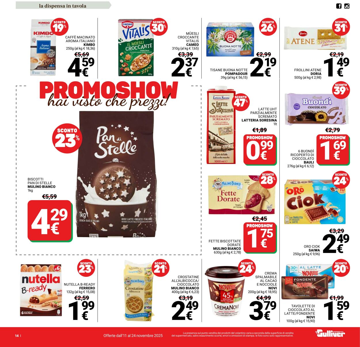 Volantino Gulliver 11.11.2025 - 24.11.2025