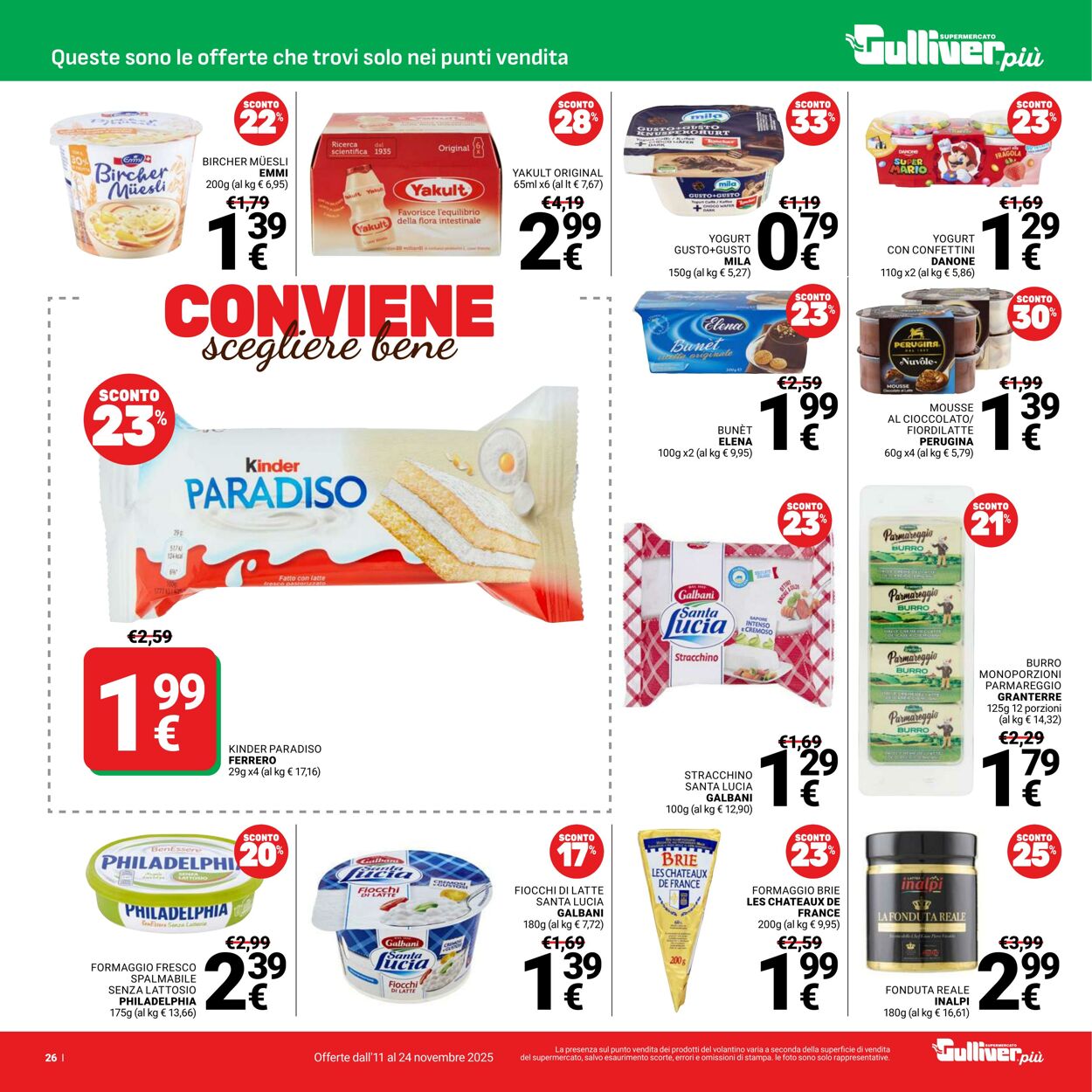 Volantino Gulliver 11.11.2025 - 24.11.2025