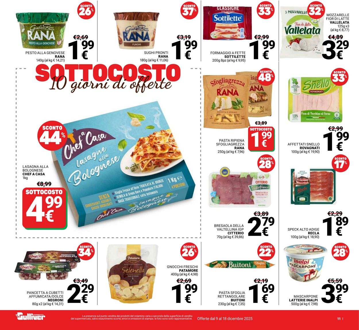 Volantino Gulliver 09.12.2025 - 18.12.2025