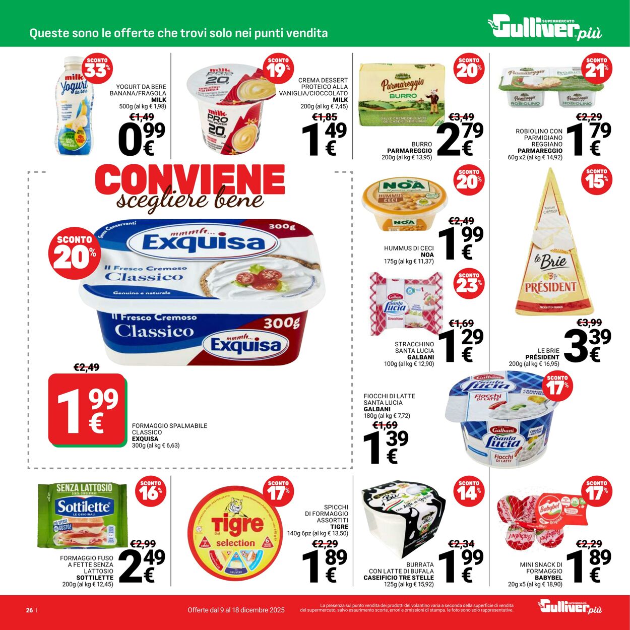 Volantino Gulliver 09.12.2025 - 18.12.2025