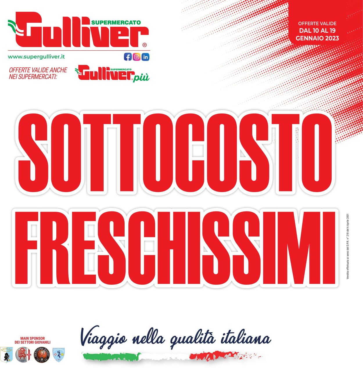 Volantino Gulliver 10.01.2023 - 19.01.2023