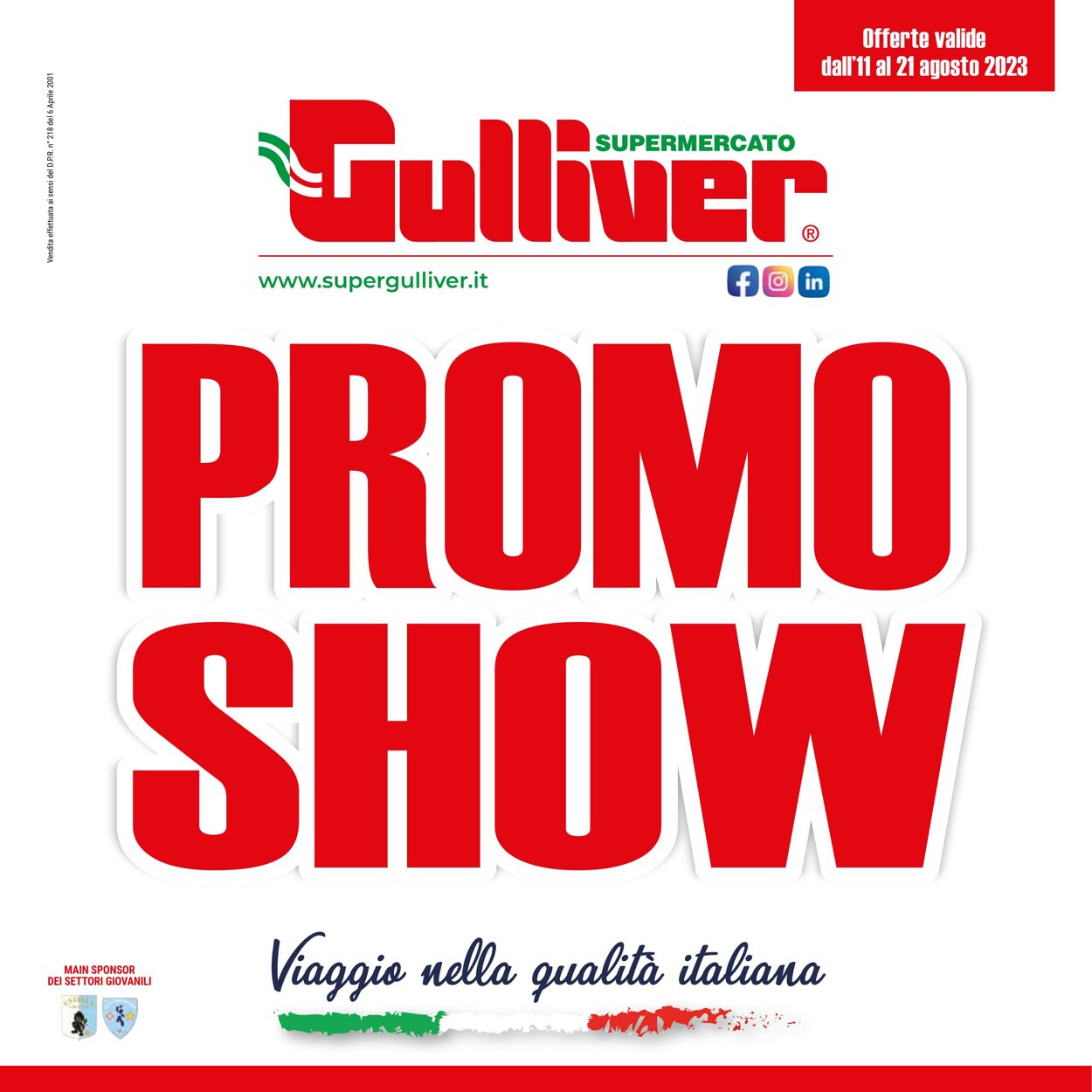 Volantino Gulliver 11.08.2023 - 21.08.2023