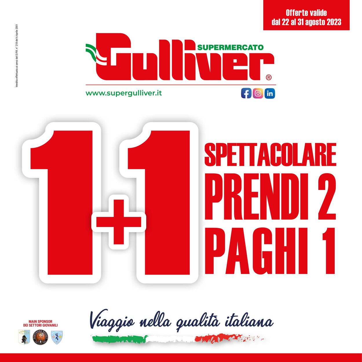 Volantino Gulliver 22.08.2023 - 31.08.2023