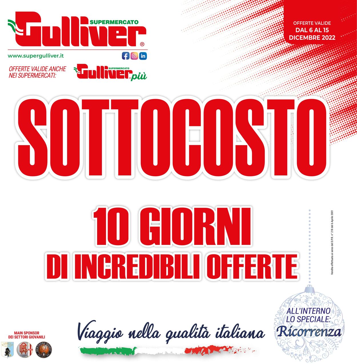 Volantino Gulliver 06.12.2022 - 15.12.2022