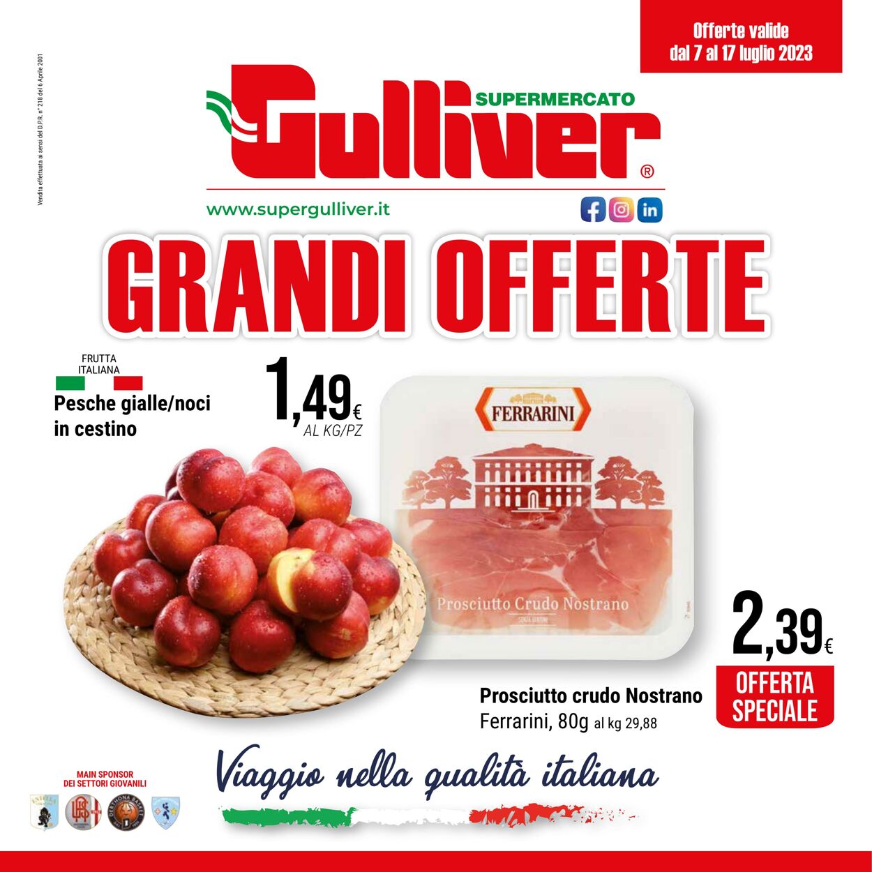 Volantino Gulliver 07.07.2023 - 17.07.2023