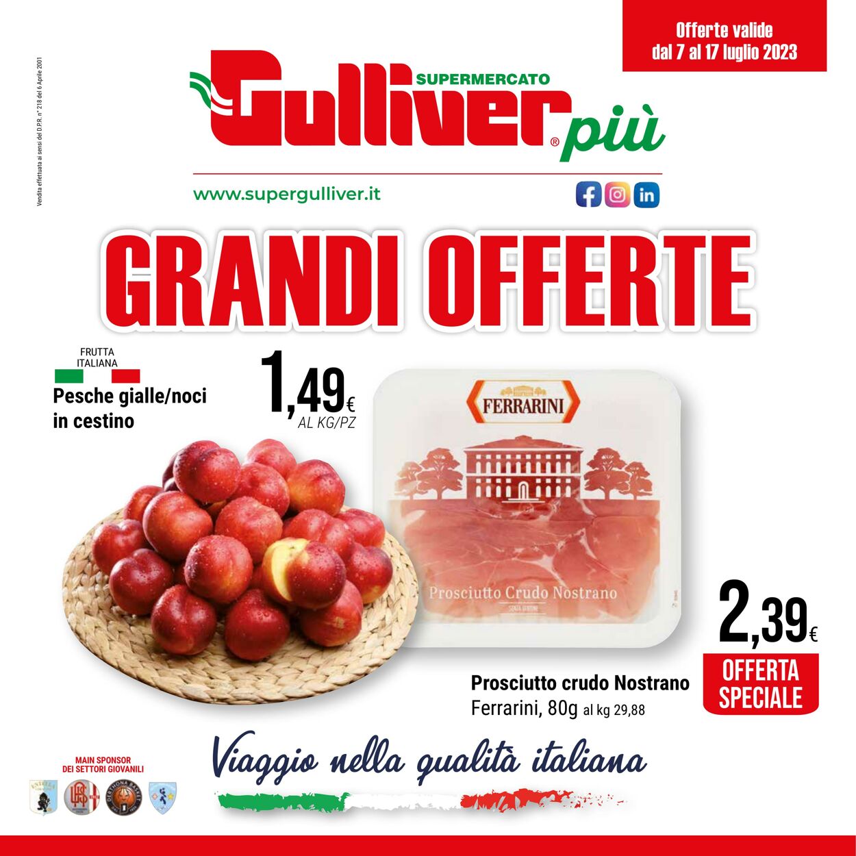 Volantino Gulliver 07.07.2023 - 17.07.2023