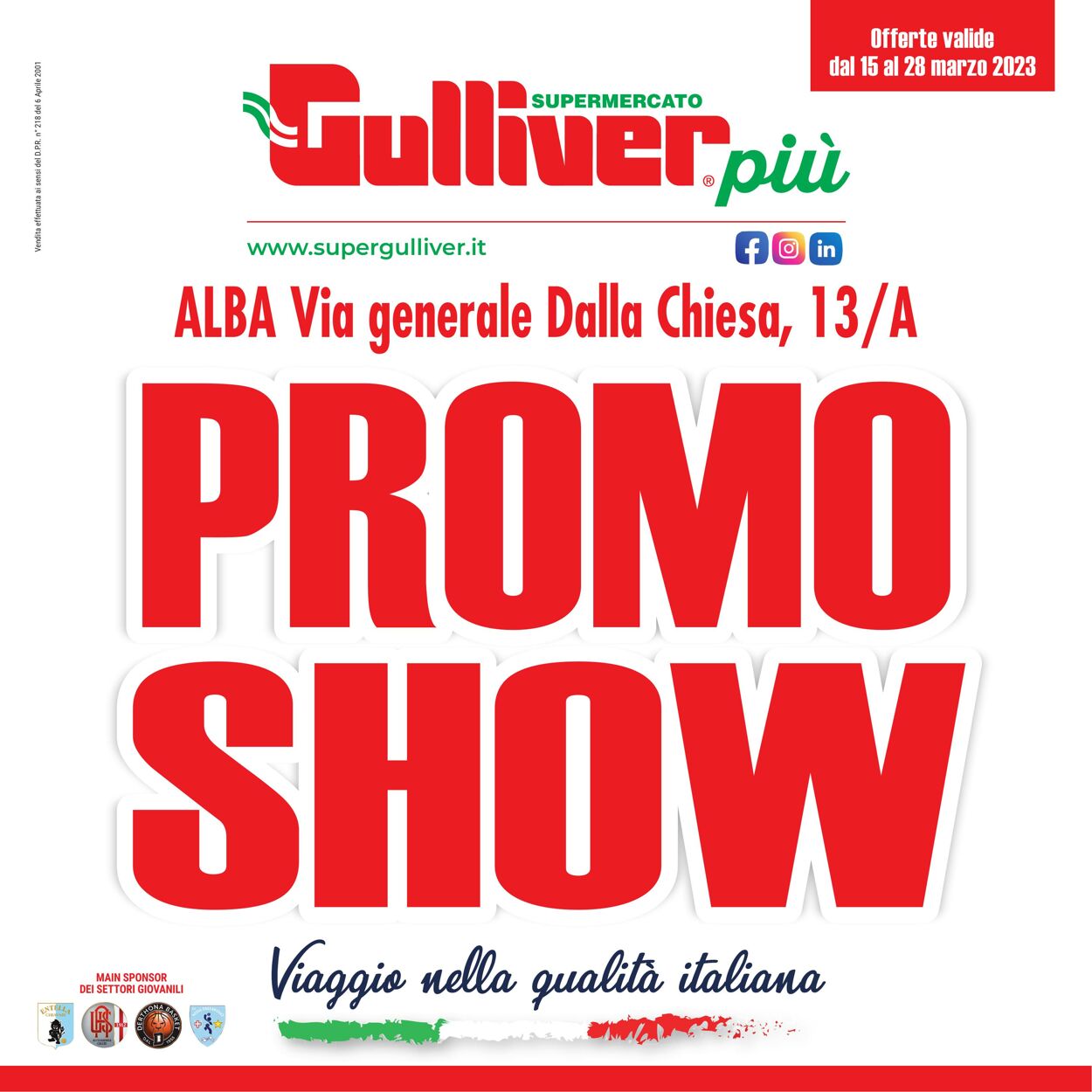 Gulliver Volantini promozionali