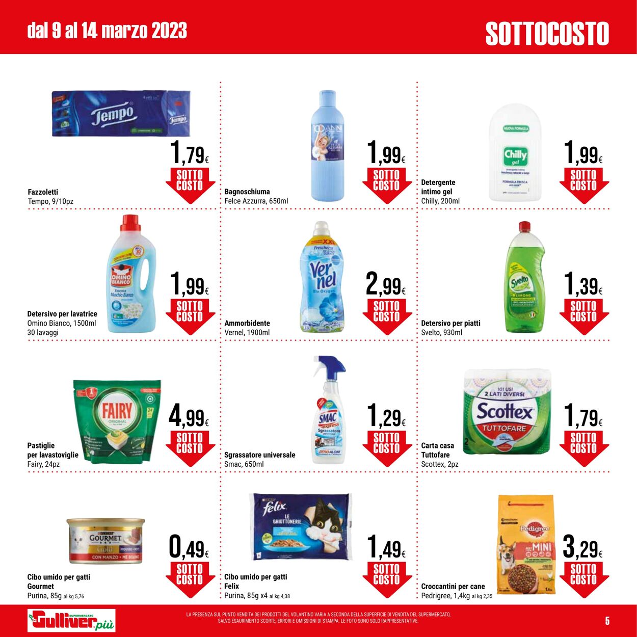 Volantino Gulliver 09.03.2023 - 14.03.2023