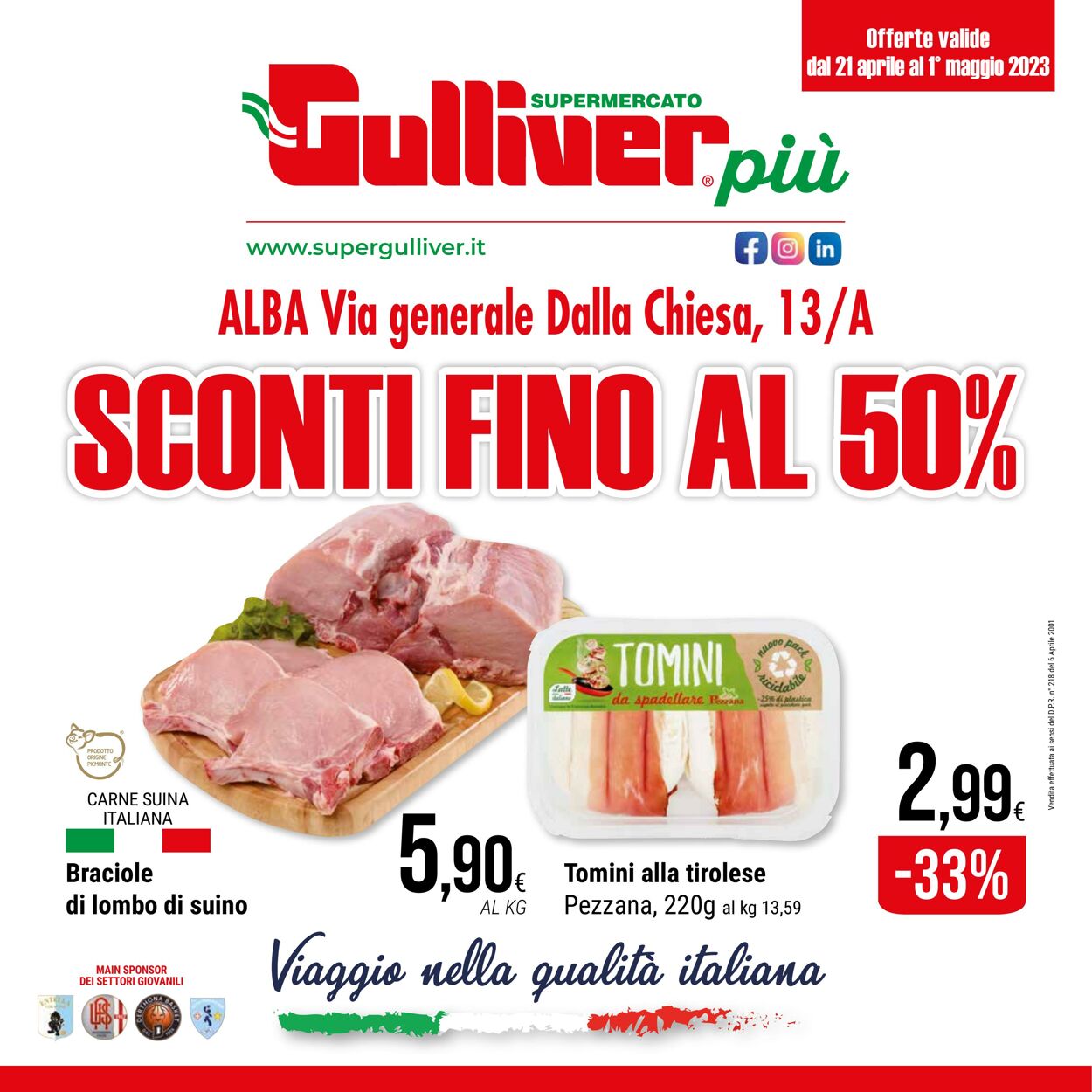 Volantino Gulliver 21.04.2023 - 01.05.2023