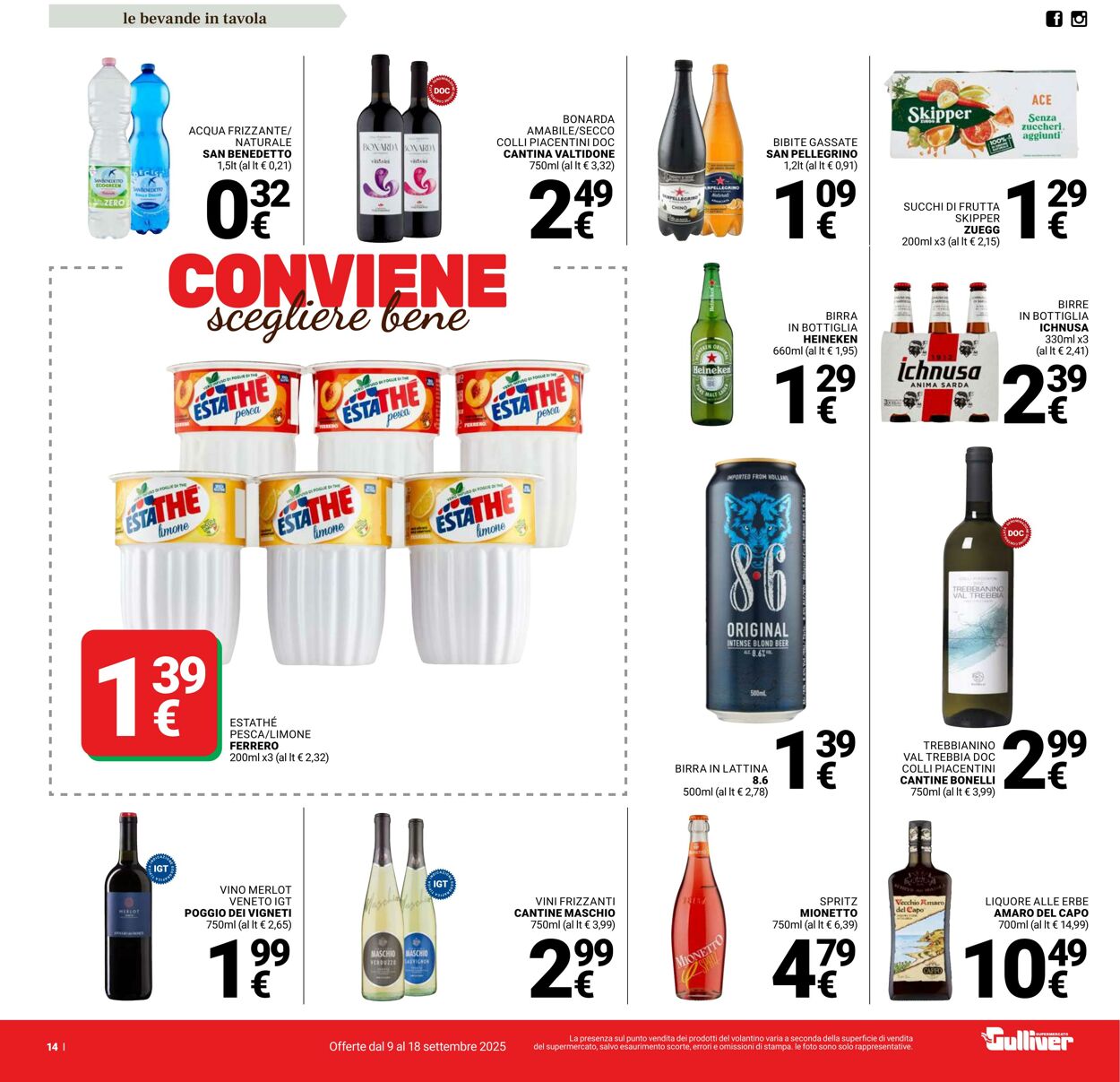 Volantino Gulliver 09.09.2025 - 18.09.2025