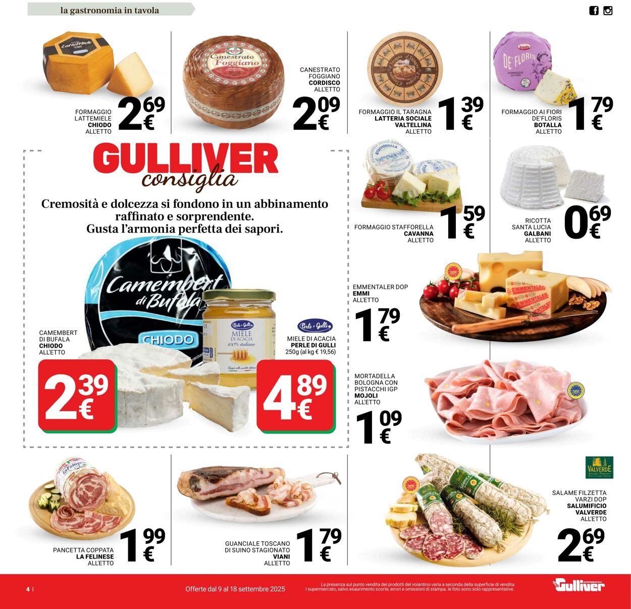 Volantino Gulliver 09.09.2025 - 18.09.2025