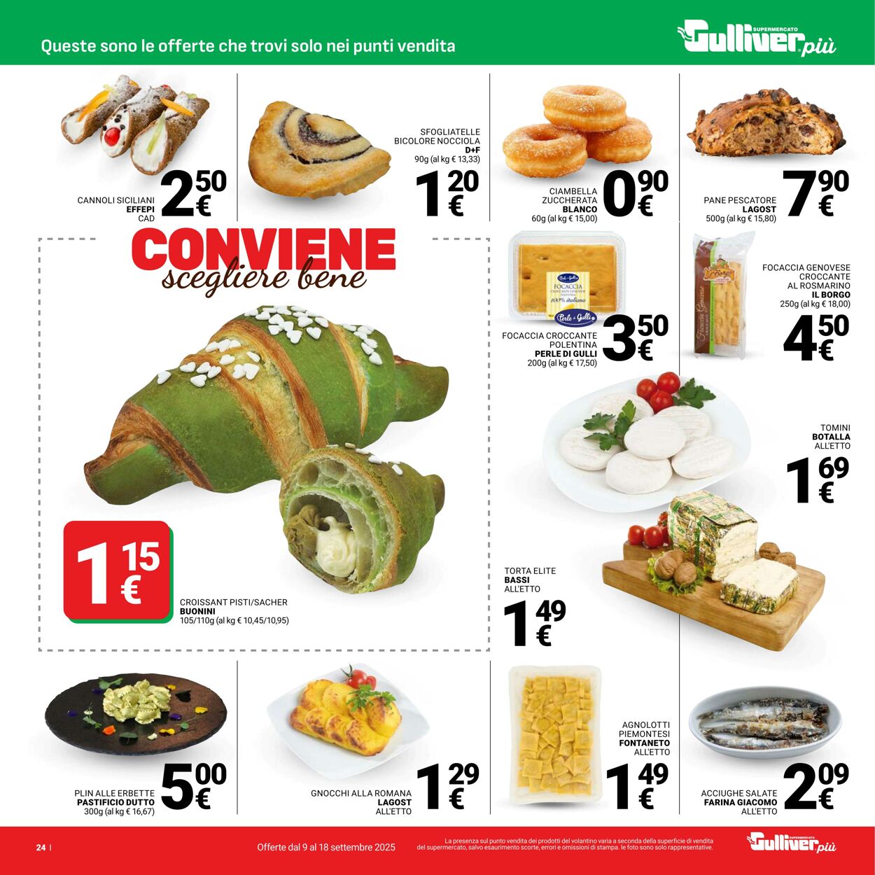 Volantino Gulliver 09.09.2025 - 18.09.2025
