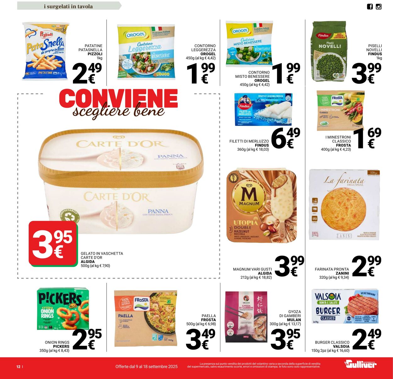 Volantino Gulliver 09.09.2025 - 18.09.2025