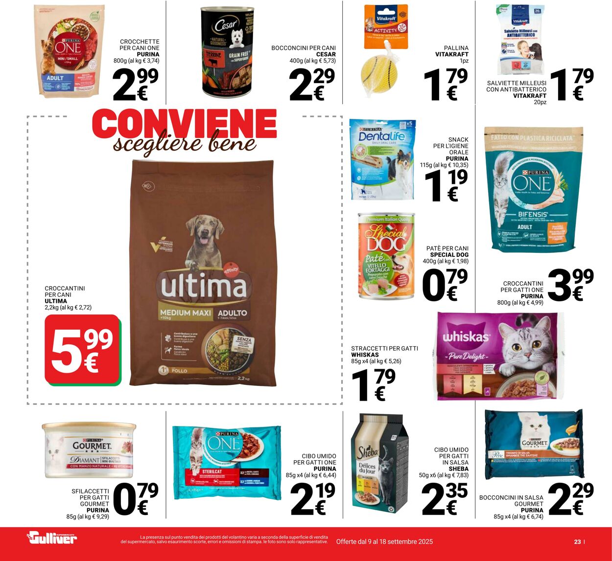 Volantino Gulliver 09.09.2025 - 18.09.2025
