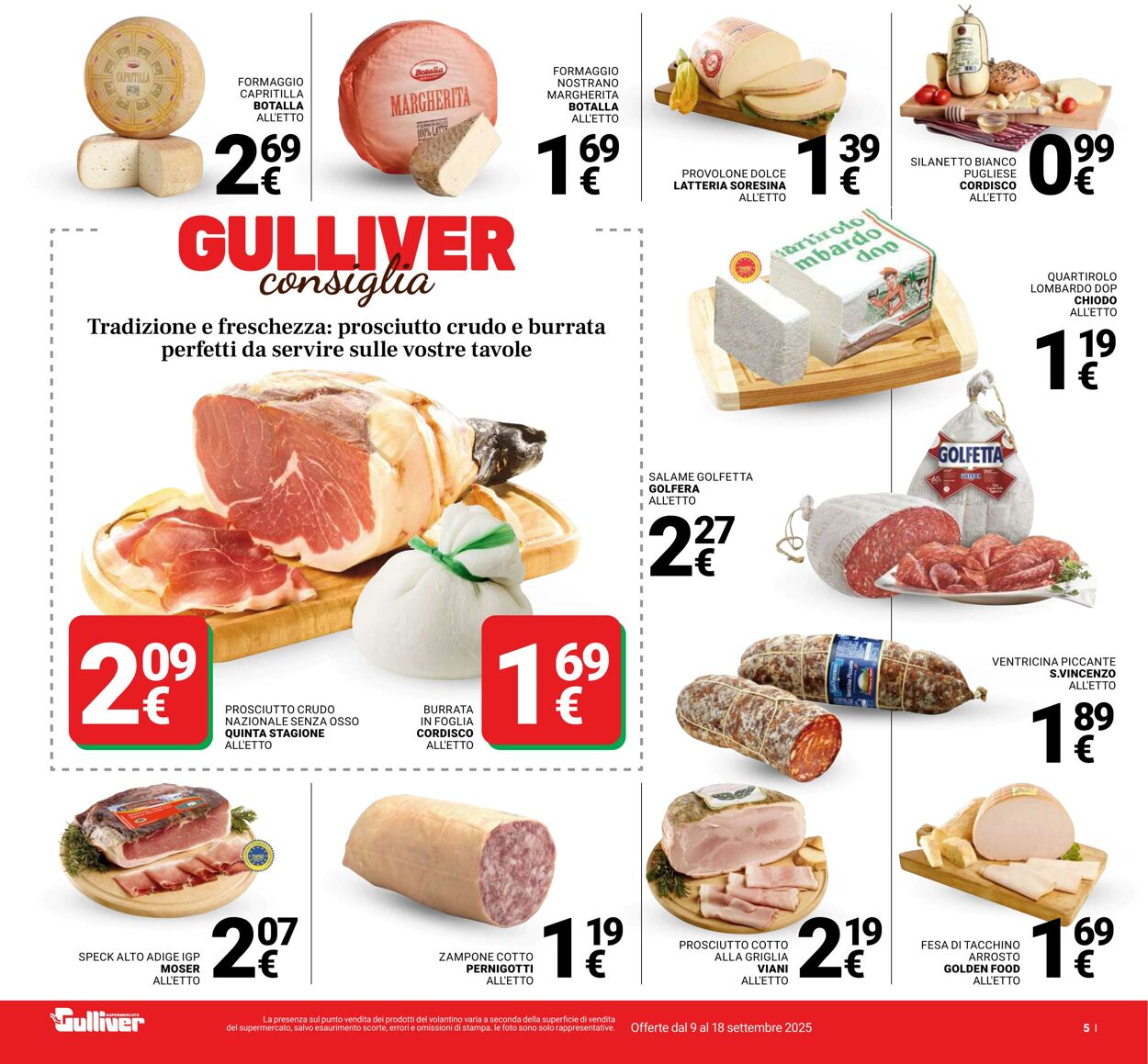 Volantino Gulliver 09.09.2025 - 18.09.2025