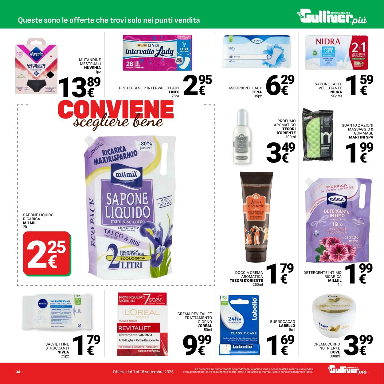 Volantino Gulliver 09.09.2025 - 18.09.2025