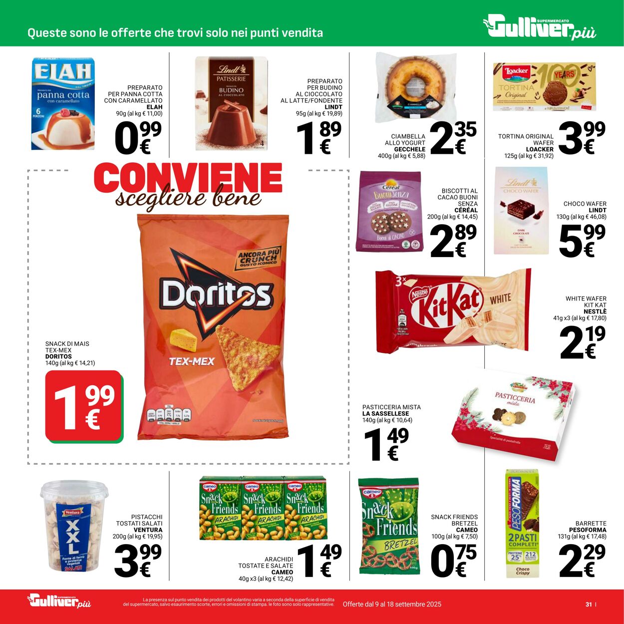 Volantino Gulliver 09.09.2025 - 18.09.2025