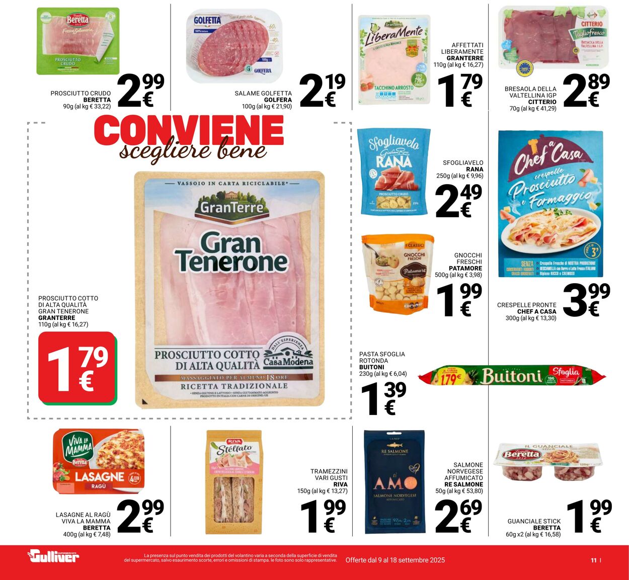 Volantino Gulliver 09.09.2025 - 18.09.2025