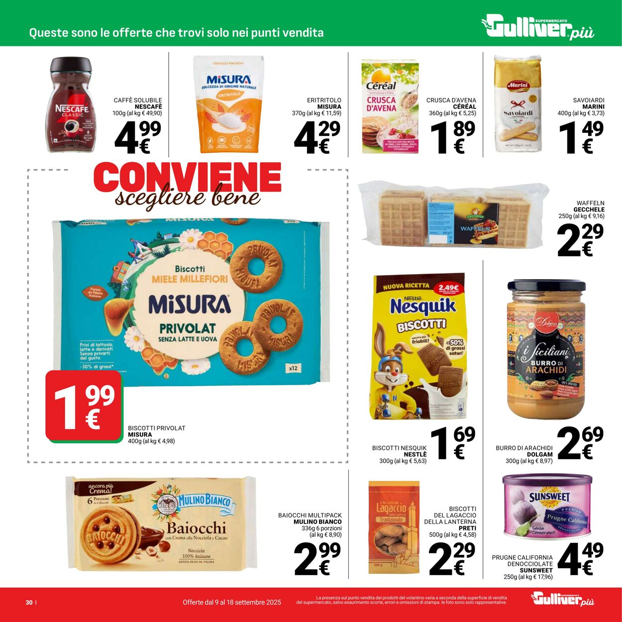 Volantino Gulliver 09.09.2025 - 18.09.2025