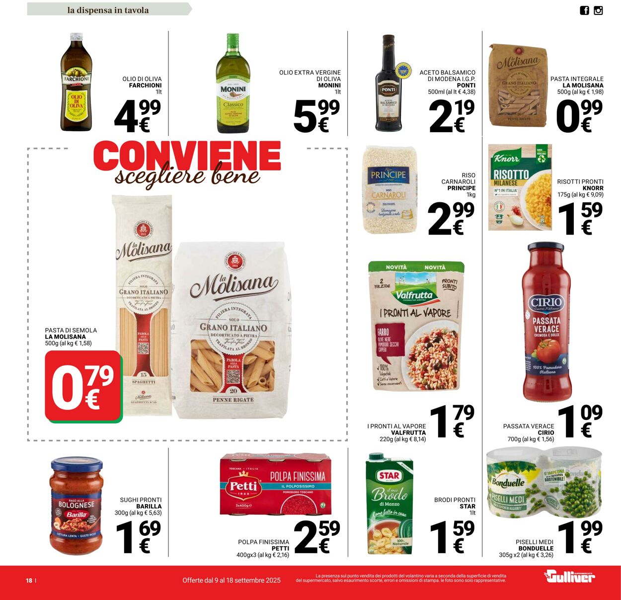 Volantino Gulliver 09.09.2025 - 18.09.2025