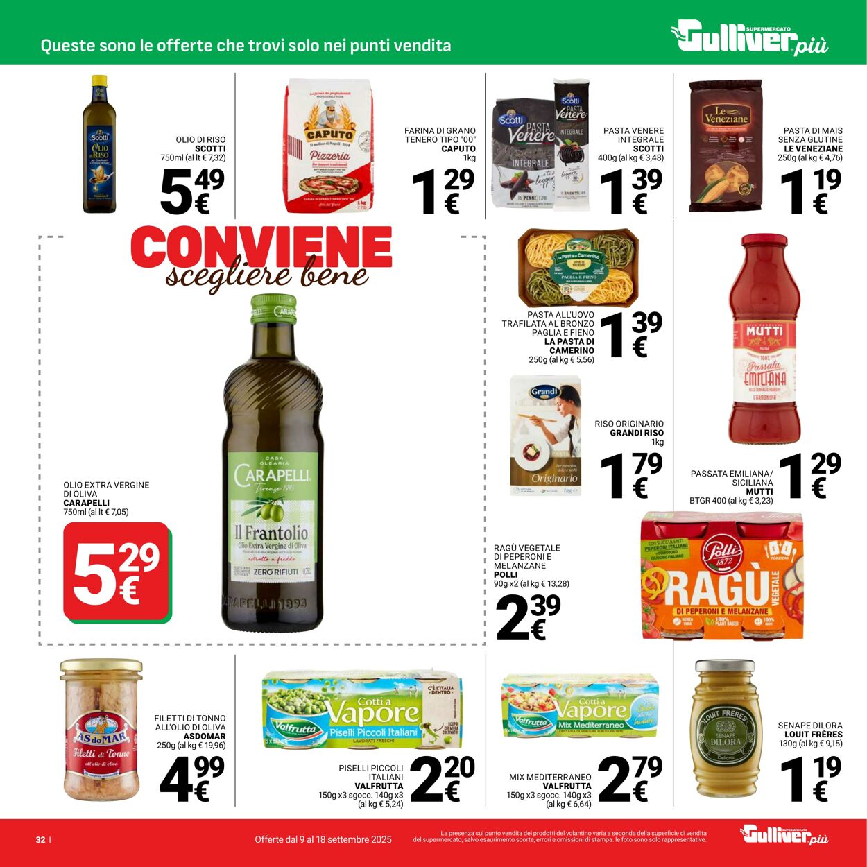Volantino Gulliver 09.09.2025 - 18.09.2025